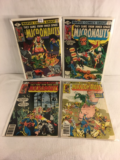 Lot of 4 Pcs Collector Vintage Marvel Comics The Micronauts Comic Book No.14.16.18.19