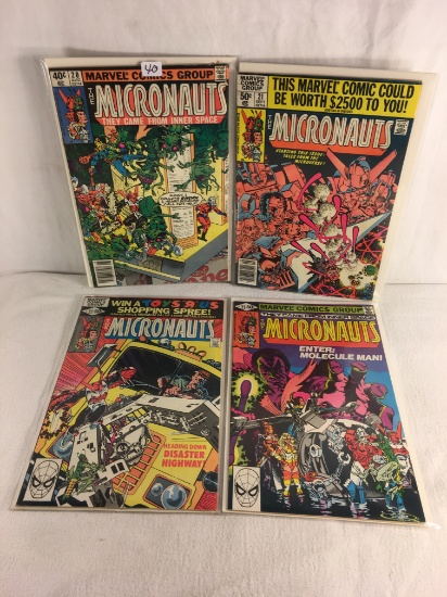 Lot of 4 Pcs Collector Vintage Marvel Comics The Micronauts Comic Book No.20.21.22.23