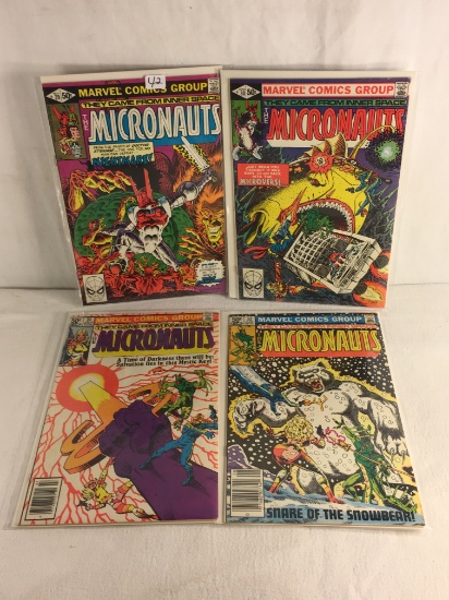 Lot of 4 Pcs Collector Vintage Marvel Comics The Micronauts Comic Books No.29.30.31.32.