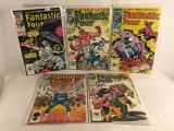 Lot of 5 Pcs Collector Vintage Marvel Comics Fantastic Four Comic Book No.297.298.299.302.303