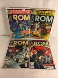 Lot of 4 Pcs Collector Vintage Marvel Comics ROM Comic Book No.10.11.12.14