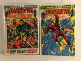 Lot of 2 Collector Vintage Marvel Comics Daredevil &The Black widow Comic Books No.92.100.