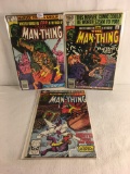 Lot of 3 Pcs Collector Vintage Marvel Comics The Man-Thing Comic Books No.3.6.7.