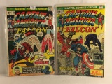 Lot of 2 Pcs Collector Vintage Marvel Comics Captain America & falcon Comic Books No.169.171.