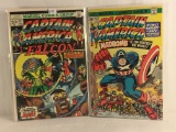 Lot of 2 Pcs Collector Vintage Marvel Comics Captain America & falcon Comic Books No.172.193.