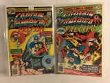 Lot of 2 Pcs Collector Vintage Marvel Comics Captain America & falcon Comic Books No.198.199.