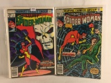 Lot of 2 Pcs Collector Vintage Marvel Comics The Spidwer-Woman Comic Books No.3.5.