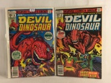 Lot of 2 Pcs Collector Vintage Marvel Comics Devil Dinosaur Comic Books No.1.2.