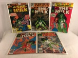 Lot of 5 Pcs Collector Vintage Marvel Comics The Savage She-Hulk Comic Books No.4.8.9.10.11.