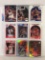 Lot Of 9 Pcs Collector Basketball Sport Trading Assorted Cards And Players - See Pictures