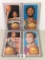 Lot of 4 Pcs Vintage Basketball Sport Trading Assorted Cards And Players - See Pictures