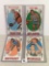 Lot of 4 Pcs Vintage Basketball Sport Trading Assorted Cards And Players - See Pictures