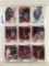 Lot Of 9 Pcs Collector Basketball Sport Trading Assorted Cards And Players - See Pictures
