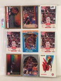 Lot Of 9 Pcs Collector Basketball Sport Trading Assorted Cards And Players - See Pictures