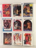 Lot Of 9 Pcs Collector Basketball Sport Trading Assorted Cards And Players - See Pictures