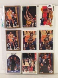 Lot Of 9 Pcs Collector Basketball Sport Trading Assorted Cards And Players - See Pictures