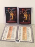 Lot of 4 Pcs Collector Basketball Player KOBE Brayant Sport Trading Cards - See Pictures