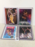 Lot of 4 Pcs Collector Basketball Player KOBE Brayant Sport Trading Cards - See Pictures