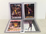 Lot of 4 Pcs Collector Basketball Player KOBE Brayant Sport Trading Cards - See Pictures