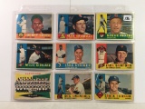 Lot of 9 Pcs Vintage Baseball Sport Trading Assorted Cards And Players - See Pictures