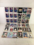 Lot of 36 Pcs Collector Baseball Sport Trading Assorted Cards And Players - See Pictures