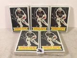 Lot of 5 Pcs Collector's Edition Topps 1984 Football Stars Trading Cards - See Pictures