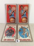 Lot of 4 Pcs Vintage Basketball Sport Trading Assorted Cards And Players - See Pictures