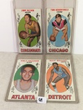 Lot of 4 Pcs Vintage Basketball Sport Trading Assorted Cards And Players - See Pictures