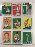 Lot of 9 Pcs Vintage Basketball Sport Trading Assorted Cards And Players - See Pictures