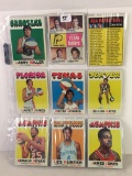 Lot of 9 Pcs Vintage Basketball Sport Trading Assorted Cards And Players - See Pictures