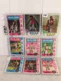 Lot of 9 Pcs Vintage Basketball Sport Trading Assorted Cards And Players - See Pictures