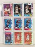 Lot of 9 Pcs Vintage Basketball Sport Trading Assorted Cards And Players - See Pictures