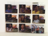 Lot Of 9 Pcs Collector Basketball Sport Trading Assorted Cards And Players - See Pictures