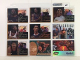 Lot Of 9 Pcs Collector Basketball Sport Trading Assorted Cards And Players - See Pictures