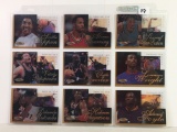 Lot Of 9 Pcs Collector Basketball Sport Trading Assorted Cards And Players - See Pictures