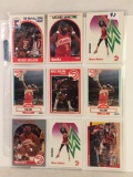 Lot Of 9 Pcs Collector Basketball Sport Trading Assorted Cards And Players - See Pictures