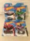 Lot Of 4 Pcs Collector  NIP Hotwheels Assorted Designs 1:64 Scale Die Cast Cars - See Pictures