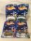 Lot Of 4 Pcs Collector  NIP Hotwheels Assorted Designs 1:64 Scale Die Cast Cars - See Pictures