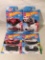 Lot Of 4 Pcs Collector  NIP Hotwheels Assorted Designs 1:64 Scale Die Cast Cars - See Pictures