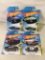 Lot Of 4 Pcs Collector  NIP Hotwheels Assorted Designs 1:64 Scale Die Cast Cars - See Pictures