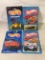 Lot Of 4 Pcs Collector  NIP Hotwheels Assorted Designs 1:64 Scale Die Cast Cars - See Pictures