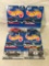 Lot Of 4 Pcs Collector  NIP Hotwheels Assorted Designs 1:64 Scale Die Cast Cars - See Pictures