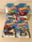 Lot Of 4 Pcs Collector  NIP Hotwheels Assorted Designs 1:64 Scale Die Cast Cars - See Pictures