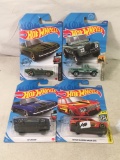 Lot Of 4 Pcs Collector  NIP Hotwheels Assorted Designs 1:64 Scale Die Cast Cars - See Pictures