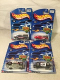 Lot Of 4 Pcs Collector  NIP Hotwheels Assorted Designs 1:64 Scale Die Cast Cars - See Pictures