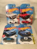 Lot Of 4 Pcs Collector  NIP Hotwheels Assorted Designs 1:64 Scale Die Cast Cars - See Pictures