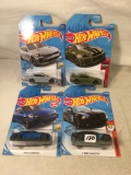 Lot Of 4 Pcs Collector  NIP Hotwheels Assorted Designs 1:64 Scale Die Cast Cars - See Pictures