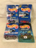 Lot Of 4 Pcs Collector  NIP Hotwheels Assorted Designs 1:64 Scale Die Cast Cars - See Pictures