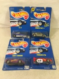 Lot Of 4 Pcs Collector  NIP Hotwheels Assorted Designs 1:64 Scale Die Cast Cars - See Pictures