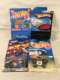 Lot Of 4 Pcs Collector  NIP Hotwheels Assorted Designs 1:64 Scale Die Cast Cars - See Pictures